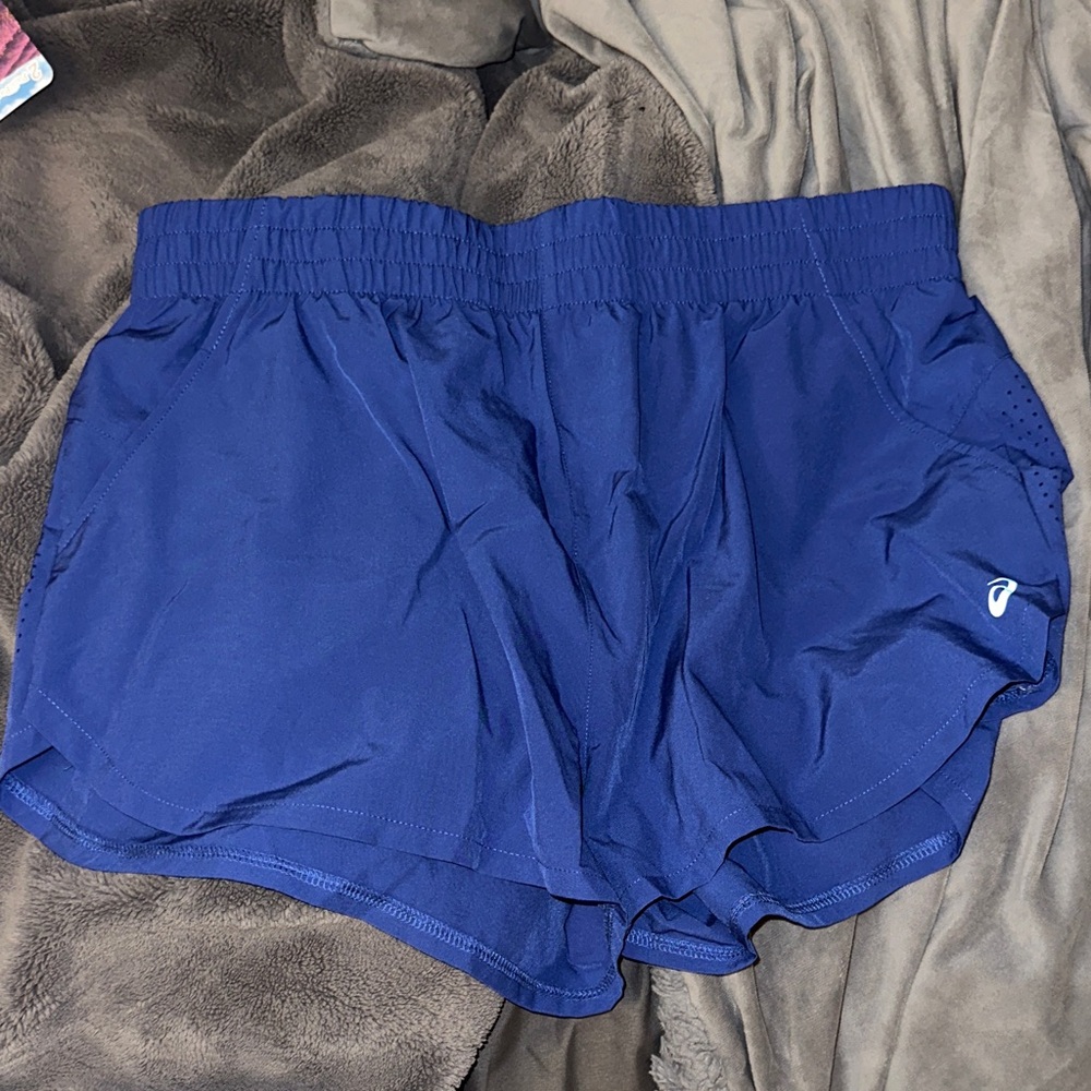 Asics Women's Royal Blue Athletic Shorts